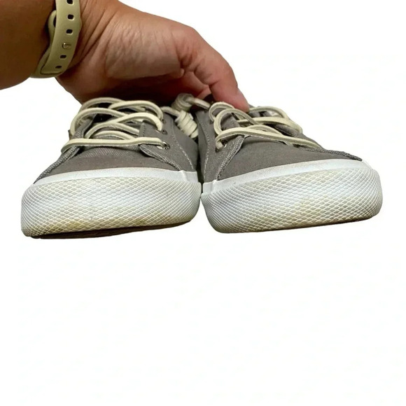 Sperry Pier Wave Gray Slip-On Sneakers Memory Foam Comfort Size 6 - Picture 6 of 14